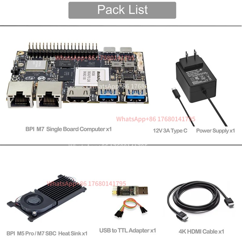 RK3588 Single Board Computer S - Banana Pi Bpi M7 Rk3588 ulasan dan harga