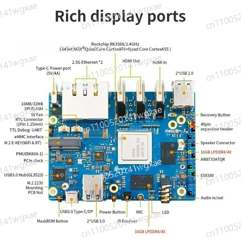 Orange Pi 5 Plus 32GB RAM RK35 - Orange Pi 5 Plus 32Gb ulasan dan harga